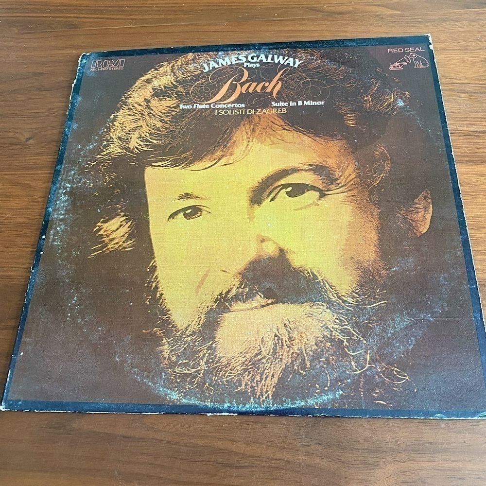 James Galway Plays Bach Vinyl Record